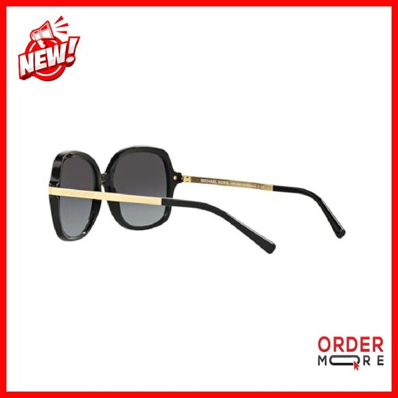 Square Sunglasses with Keyhole Bridge, UV Protection, Case & Cloth